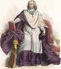 Жак-Бенинь Боссюэ (1627-1704) -  французский епископ, теолог и писатель. Лист из серии Le Plutarque francais..., Париж, 1844-47 гг. 