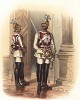 Прусские конногвардейцы в униформе дворцового караула образца 1870-х гг. Preussens Heer. Берлин, 1876
