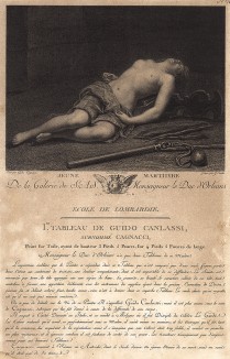 Мученик. Galérie du Palais Royal gravée d’après les tableaux des différentes ecoles... Париж, 1786