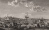 Вид на набережную близ шлюза в Шербуре (лист 38 из альбома гравюр Nouvelles vues perspectives des ports de France..., изданного в Париже в 1791 году)