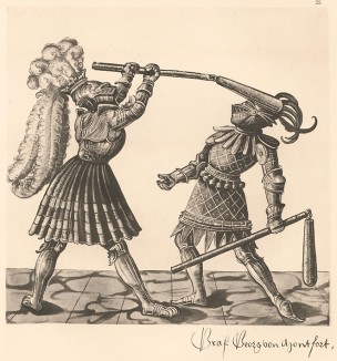 Из Freydal. Des Kaisers Maximilian I. Turniere und Mummereien (Репринт 1882 года. Вена. Лист 35)