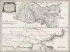 Карта Подолья или Каменецкого повета, составленная на основе генеральной карты Украины Гийома Лавассёр де Боплана, 1665 год. 