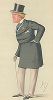 Генри Чаплин (1840-1923) - 1-го виконт Чаплин, крупный землевладелец и политик-консерватор. Карикатура из знаменитого британского журнала Vanity Fair. Лондон, 1874