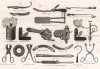 Ветеринарные инструменты и аппараты. The Book of Field Sports and Library of Veterinary Knowledge. Лондон, 1864