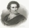 Нильс Вильгельм Алмлёф (1799 - 1875), один из ведущих шведских драматических актёров XIX века. Galleri af Utmarkta Svenska larde Mitterhetsidkare orh Konstnarer. Стокгольм, 1842