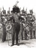 Полковой оркестр французских сапёров в 1824 году (из Types et uniformes. L'armée françáise par Éduard Detaille. Париж. 1889 год)