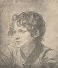 Портрет мальчика. Рисунок Жана-Батиста Грёза из собрания библиотеки Императорской Академии художеств.