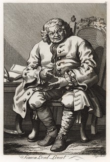 Портрет Симона, лорда Ловата, 1746. Симон Фрейзер, 11-й лорд Ловат (1767-1747), шотландский политик, в 1745 г. активно поддержавший претензии Стюартов на корону Великобритании. После их поражения при Куллодене арестован и казнен (1747). Геттинген, 1854