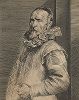 Портрет художника Яна Батиста де Ваеля работы Антониса ван Дейка. Лист из его знаменитой "Иконографии", 1632-41 гг. 