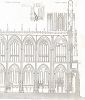 Регенсбургский собор, лист 17. Die Architectur des Mittelalters in Regensburg..., Нюрнберг, 1834-39 гг. 