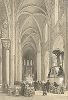 Сен-Жермен-де-Пре (аббатство Святого Германа) -- бенедиктинское аббатство в Париже на берегу Сены (из работы Paris dans sa splendeur, изданной в Париже в 1860-е годы)