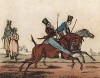 Два довольных джентльмена наслаждаются бегом своих лошадей. Из альбома знаменитого британского художника и гравёра Генри Томаса Алкена Henry Alken's Scrap Book. Лондон, 1827
