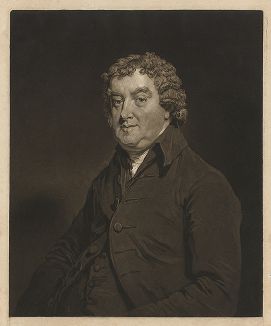 Портрет эсквайера Николаса Смита работы Уильяма Уорда по оригиналу Уильяма Оуэна. Пробный отпечаток до всех надписей.