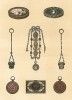 Карманные часы Breguet, покрытые эмалью; поясные цепочки для часов от Rossel & Son, а также табакерки от Weishaupt & Son. Каталог Всемирной выставки в Лондоне 1862 года, т.2, л.158