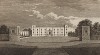 Сион-Хаус - лондонский дом герцога Нортумберлендского, чья семья живет здесь более 400 лет. Западный фасад (из A New Display Of The Beauties Of England... Лондон. 1776 год. Том 1. Лист 17)