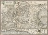 Италия. Italia Gallica, Sive Gallia Cisalpina. Составил Абрахам Ортелий. Theatrum Orbis Terrarum. Антверпен, 1590