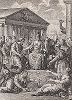 Аллегория торжествующего Рима. Лист из "Краткой истории Рима" (Abrege De L'Histoire Romaine), Париж, 1760-1765 годы