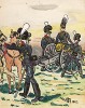 1804 г. Расчет конной артиллерии армии королевства Бавария. Коллекция Роберта фон Арнольди. Германия, 1911-29