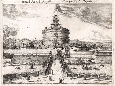 Замок Святого Ангела в XVII веке. 