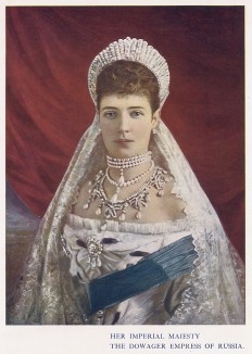 Её Императорское Величество вдовствующая императрица Мария Фёдоровна (1847-1928). Лондон, 1900-е