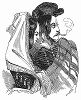 Авторская иллюстрация к сатирическому рассказу "Дым" английского автора и художника Альфреда Генри Форрестера (1804 -- 1872), работавшего под псевдонимом Альфред Воронье перо (The Illustrated London News №96 от 02/03/1844 г.)