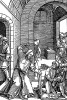 Иисус изгоняет менял из храма. Из Speculum Passionis. Гравировал Ганс Шауфелейн, издал Ульрих Пиндер. Нюрнберг, 1507. Репринт 1930 г.