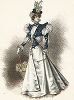 Французская мода из журнала La Mode de Style, выпуск № 30, 1896 год.