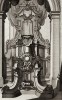 Церковная кафедра в католическом храме эпохи pококо. Johann Jacob Schueblers Beylag zur Ersten Ausgab seines vorhabenden Wercks. Нюрнберг, 1730