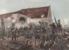 Контратака 2-го батальона англо-немецкого легиона в сражении при Ватерлоо 18 июня 1815 г. Илл. Рихарда Кнотеля, Die Deutschen Befreiungskriege 1806-15. Берлин, 1901