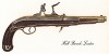 Однозарядный пистолет США Hall Breech-Loader. Лист 36 из "A Pictorial History of U.S. Single Shot Martial Pistols", Нью-Йорк, 1957 год