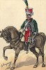 1813 г. Сержант 2-го полка Гвардии чести в парадной форме. Коллекция Роберта фон Арнольди. Германия, 1911-28