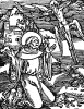 Святой Франциск Ассизский. Ганс Бальдунг Грин. Иллюстрация к Hortulus Animae. Издал Martin Flach. Страсбург, 1512