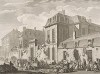 Разграбление особняка де Кастри в парижском предместье Сен-Жермен. 13 ноября 1790 г. в пригороде Сен-Жермен разъяренная толпа громит особняк де Кастри, чтобы отомстить за ранение одного из горожан. Париж, 1804 