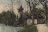 Версаль. Парк Малого Трианона. Молочный домик и башня Мальборо. Из альбома фотогравюр Versailles et Trianons. Париж, 1910-е гг.