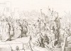 1238 год. Венецианский полководец Джованни Микеле возвращается в Константинополь после победы над болгарами. Storia Veneta, л.36. Венеция, 1864