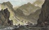 Дарьяльское ущелье. L'Univers. Histoire et description de tous les peuples. Armenie…, л.20. Париж, 1838