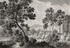 Сарра у источника (из Biblisches Engel- und Kunstwerk -- шедевра германского барокко. Гравировал неподражаемый Иоганн Ульрих Краусс в Аугсбурге в 1700 году)