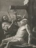 Мученичество Святого Варфоломея. Гравюра с картины Маттиа Прети из серии "Recueil d'estampes d'après les plus célèbres tableaux de la Galerie Royale de Dresde", 1753.