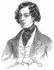 Бенджамин Дизраэли (1804 -- 1881) -- государственный деятель и писатель, будущий премьер--министр Великобритании, в 1844 году провозгласивший в  романе идеалы своего движения "Молодая Англия" (The Illustrated London News №112 от 22/06/1844 г.)