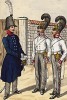 1809 г. Офицер в зимней форме одежды и нижние чины прусской конной гвардии. Коллекция Роберта фон Арнольди. Германия, 1911-29