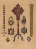 За пять веков до Frey Wille: эмалевые подвески-амулеты с изображением святых, а также ренессансные ожерелья, кулоны, серьги (из Les arts somptuaires... Париж. 1858 год)