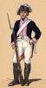 1806 г. Мушкетер 7-го прусского пехотного полка. Коллекция Роберта фон Арнольди. Германия, 1911-29