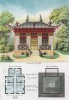Дом - китайская пагода с вогнутой крышей (из популярного у парижских архитекторов 1880-х Nouvelles maisons de campagne...)