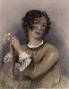 Розалинда, героиня пьесы Уильяма Шекспира «Как вам это понравится». The Heroines of Shakspeare. Лондон, 1848