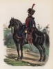 Гвардейский конный артиллерист (из популярной работы Histoire de l'empereur Napoléon (фр.), изданной в Париже в 1840 году с иллюстрациями Ораса Верне и Ипполита Белланжа)