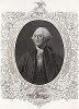 Джордж Вашингтон (1732 — 1799) - первый президент Соединённых Штатов, отец-основатель США, создатель американского института президентства. Gallery of Historical and Contemporary Portraits… Нью-Йорк, 1876