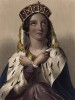 Констанция, героиня пьесы Уильяма Шекспира «Король Джон». The Heroines of Shakspeare. Лондон, 1848