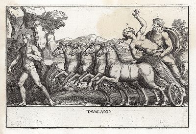 Похищение Прозерпины. Le Pitture Antiche del Sepolcro de' Nasonii...", Рим, 1702 год
