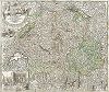 Карта Швейцарии Иоганна Баптиста Гомманна. Potentissimae Helvetiorum Reipublicae cantones tredecim cum foederatis et subjectis provinciis / exhibiti a Ioh. Baptista Homanno... Нюрнберг, 1732