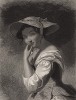 Одри, героиня пьесы Уильяма Шекспира "Как вам это понравится". The Heroines of Shakspeare. Лондон, 1850-е гг.